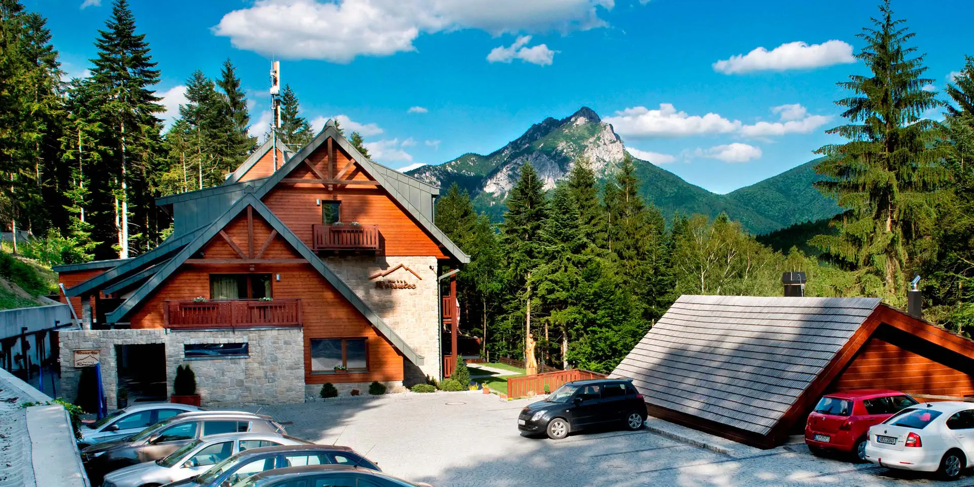 Hotel Rozsutec below Veľký Rozsutec, Malá Fatra National Park