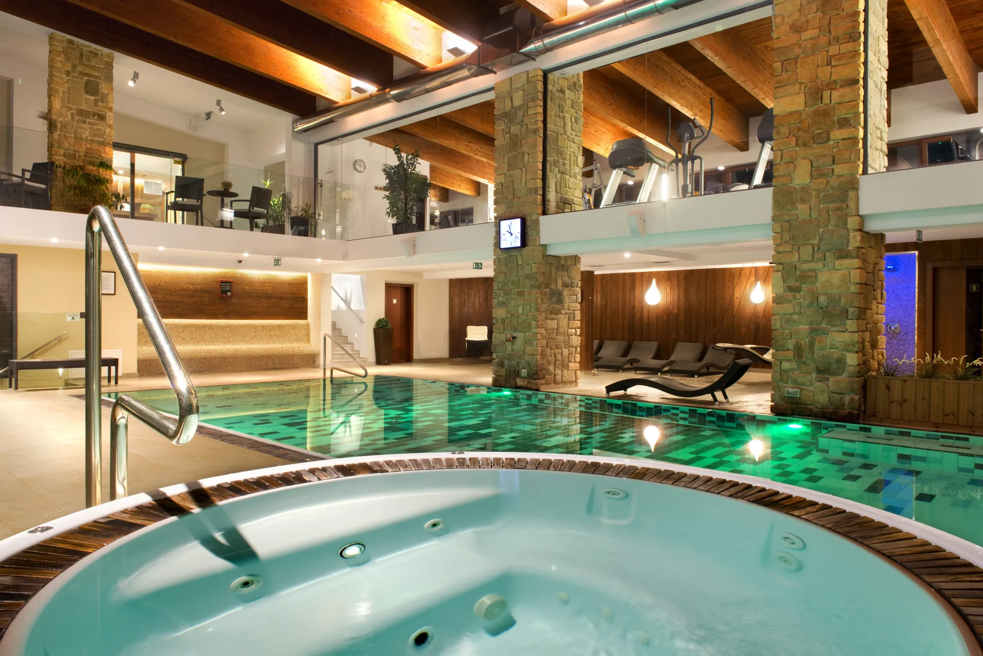 Indoor pool and whirlpool — wellness stay Terchová
