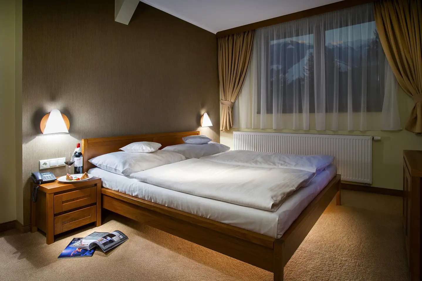 Hotel room with views of Veľký Rozsutec